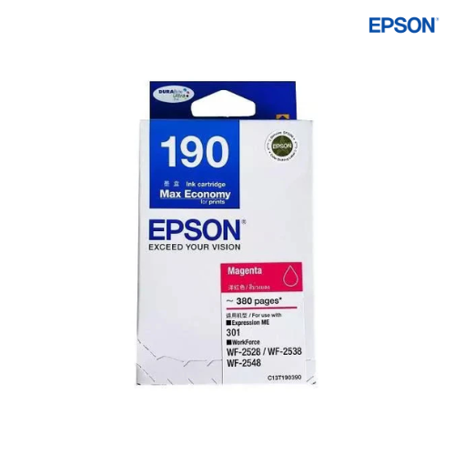ตลับหมึกอิงค์เจ็ท Epson Original Ink Cartridge 190 Magenta, T190390